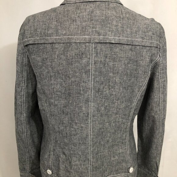 Womens Gray Jacket. Conrad C. Size 14. Like NEW - Picture 7 of 9